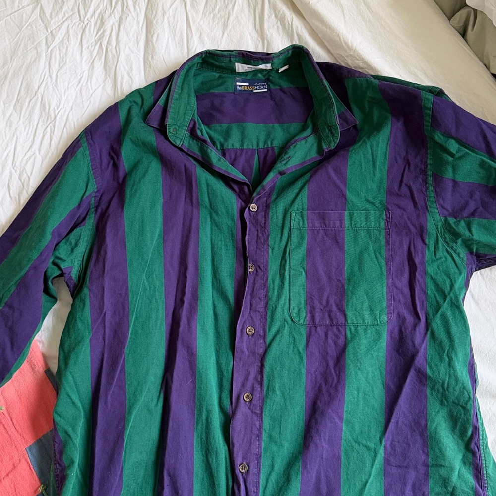 vintage the brass horn cotton button down